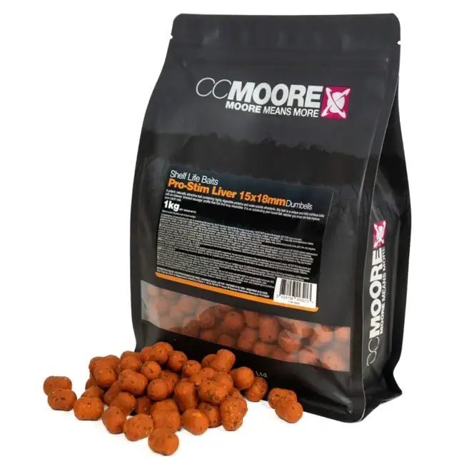 CC Moore Pro-Stim Liver Shelf Life Dumbells 1kg