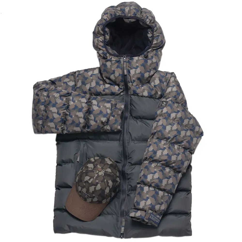 OMC Splashleaf Camo Puffer Jacket 2