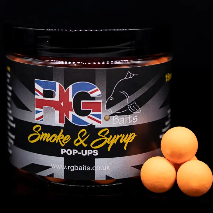 RG Baits Smoke & Syrup Pop Ups 15mm