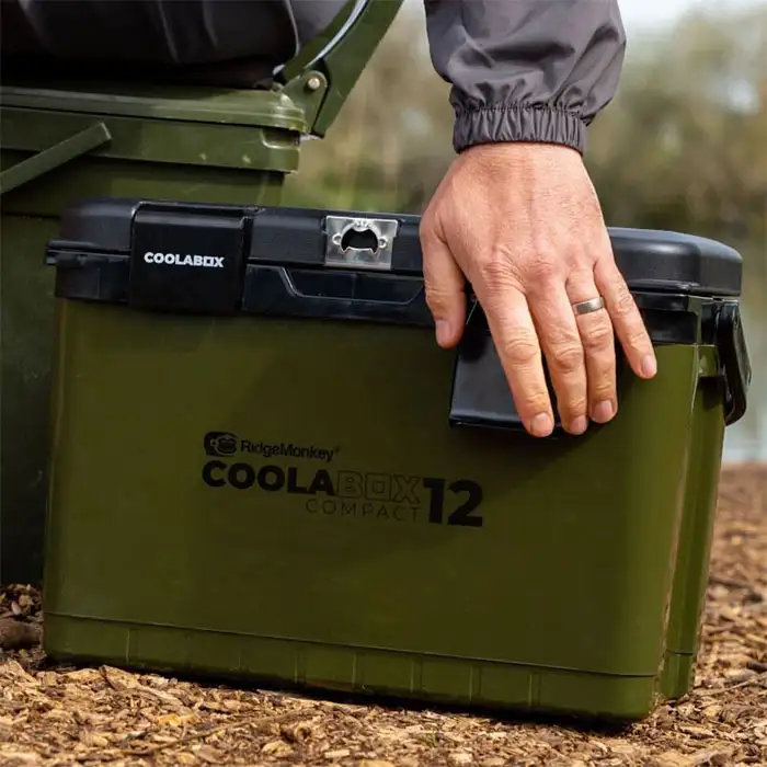 RidgeMonkey Compact Fishing Cool Box 12L In Use 1