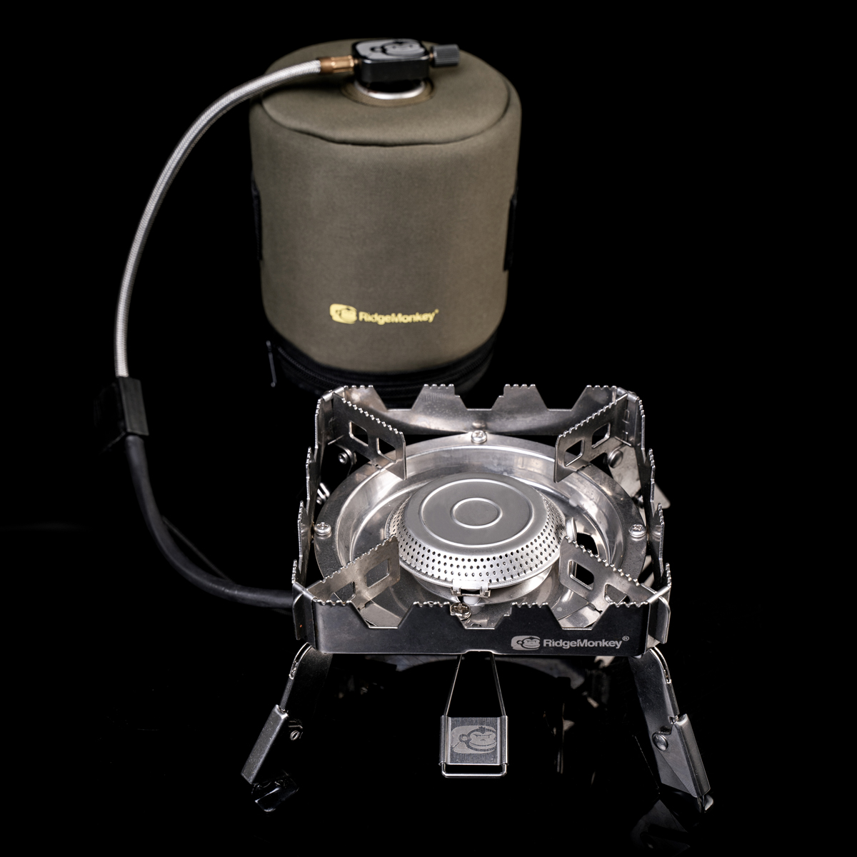 RidgeMonkey Quad Fishing Stove Pro In Use 7