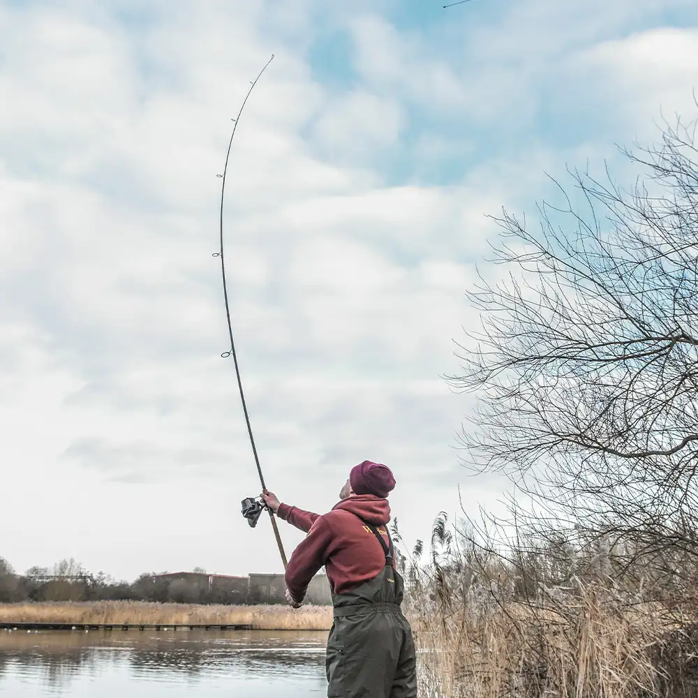 Wychwood Riot 12ft Utility Rod In Use