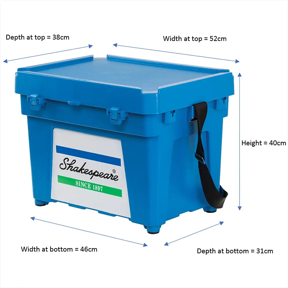 Shakespeare Seatbox Dimensions