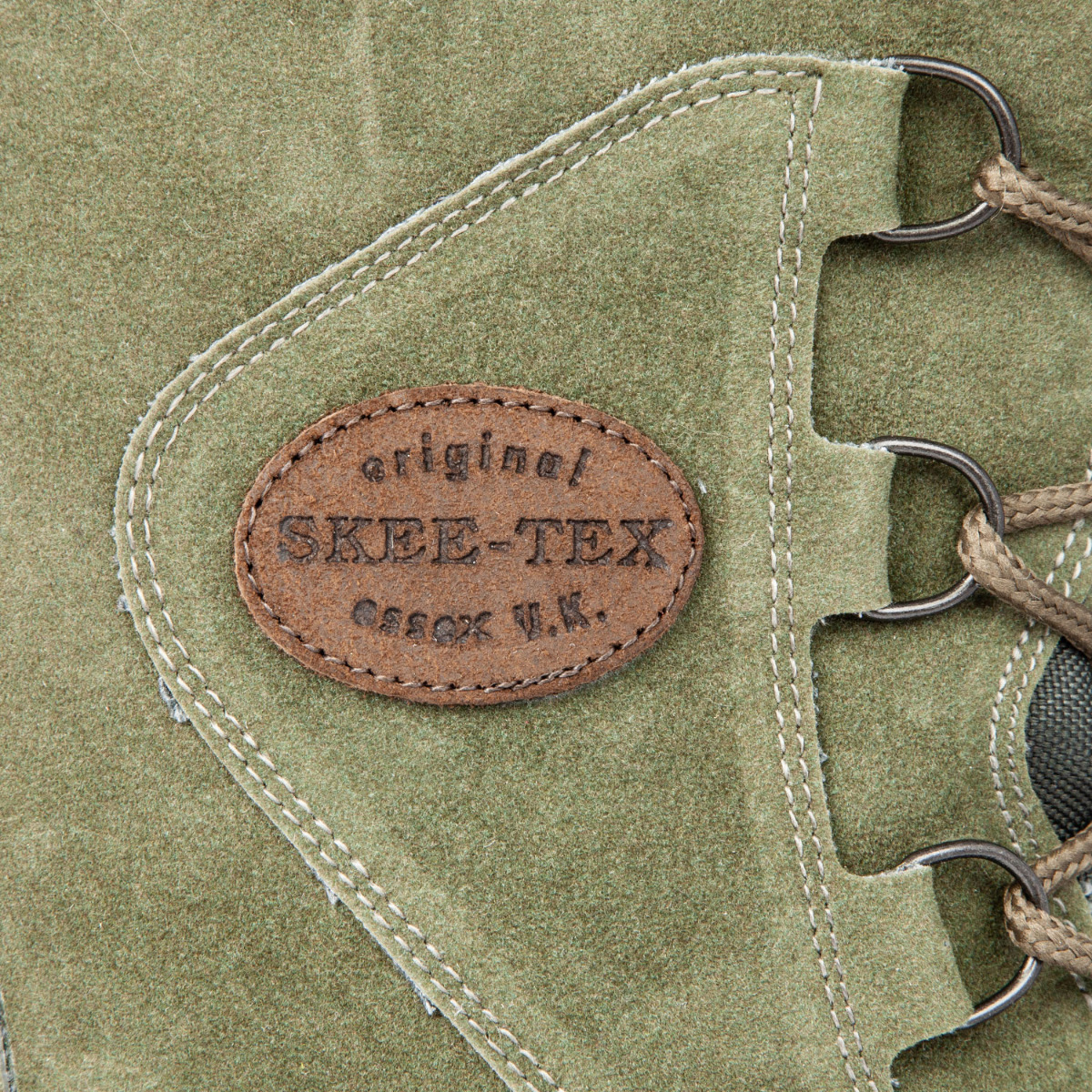 Skee-Tex Field Fishing Boots Logo Close Up