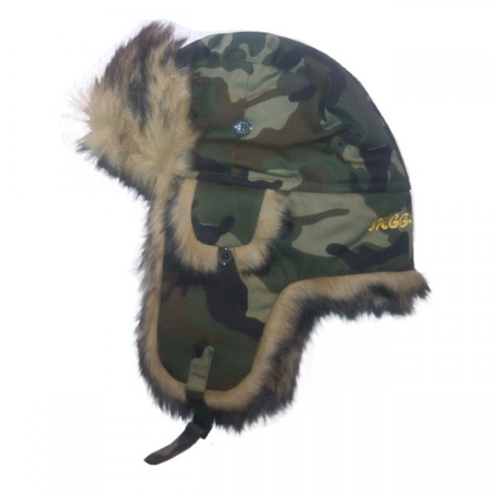 Skee-Tex Super Camo Fur Fishing Hat Side