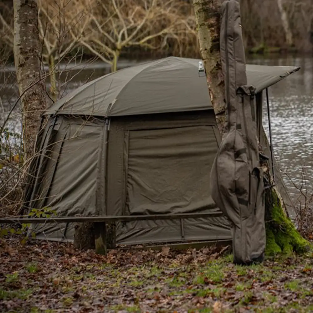 Solar Tackle Uni Spider Bivvy Peak In Use 3