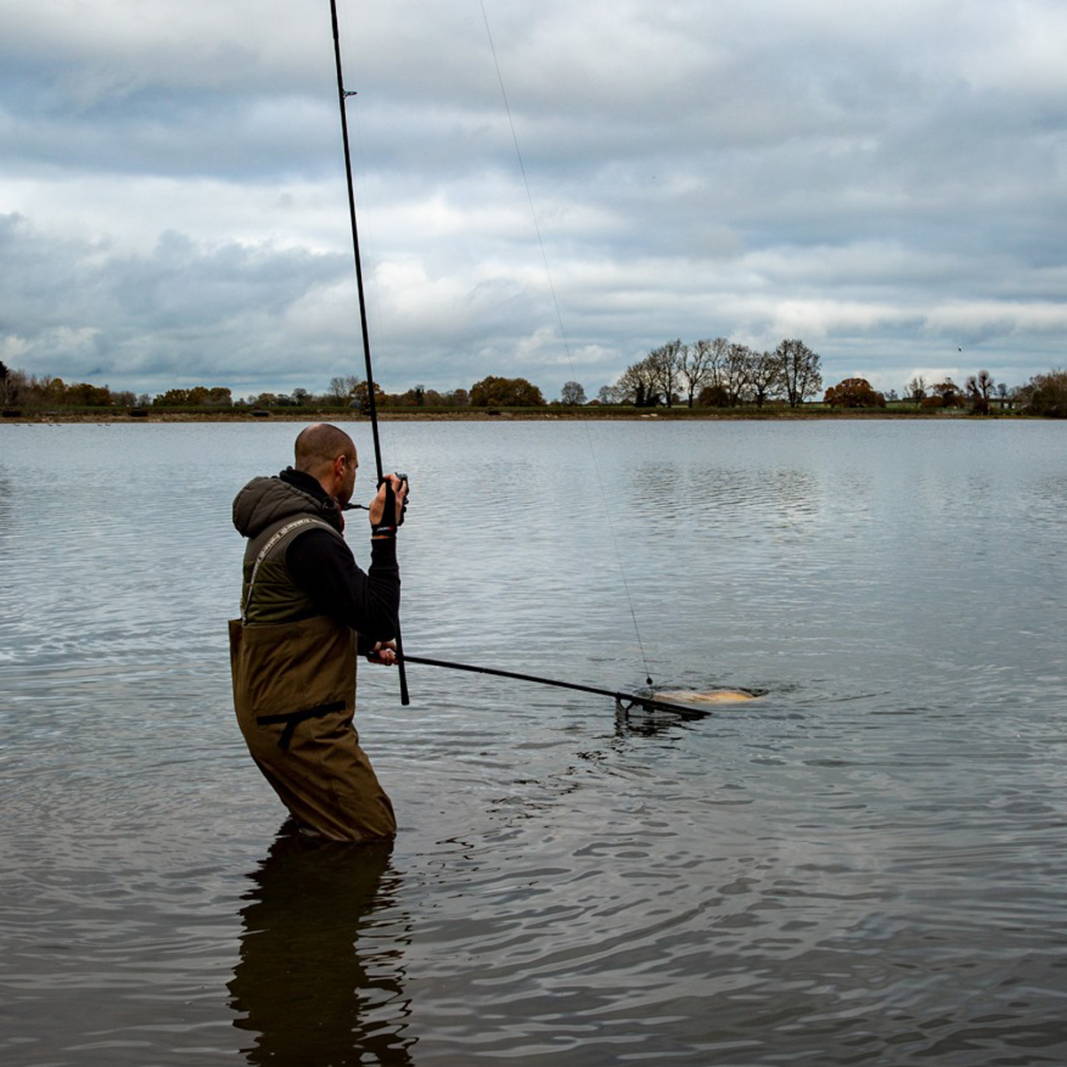 Trakker N2 Chest Waders In Use 2