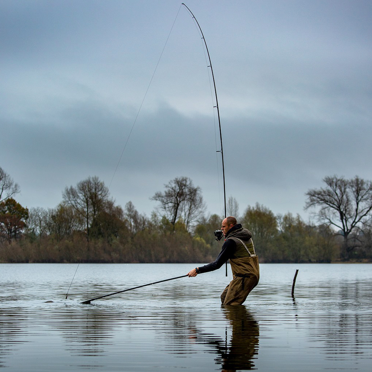 Trakker N2 Chest Waders In Use