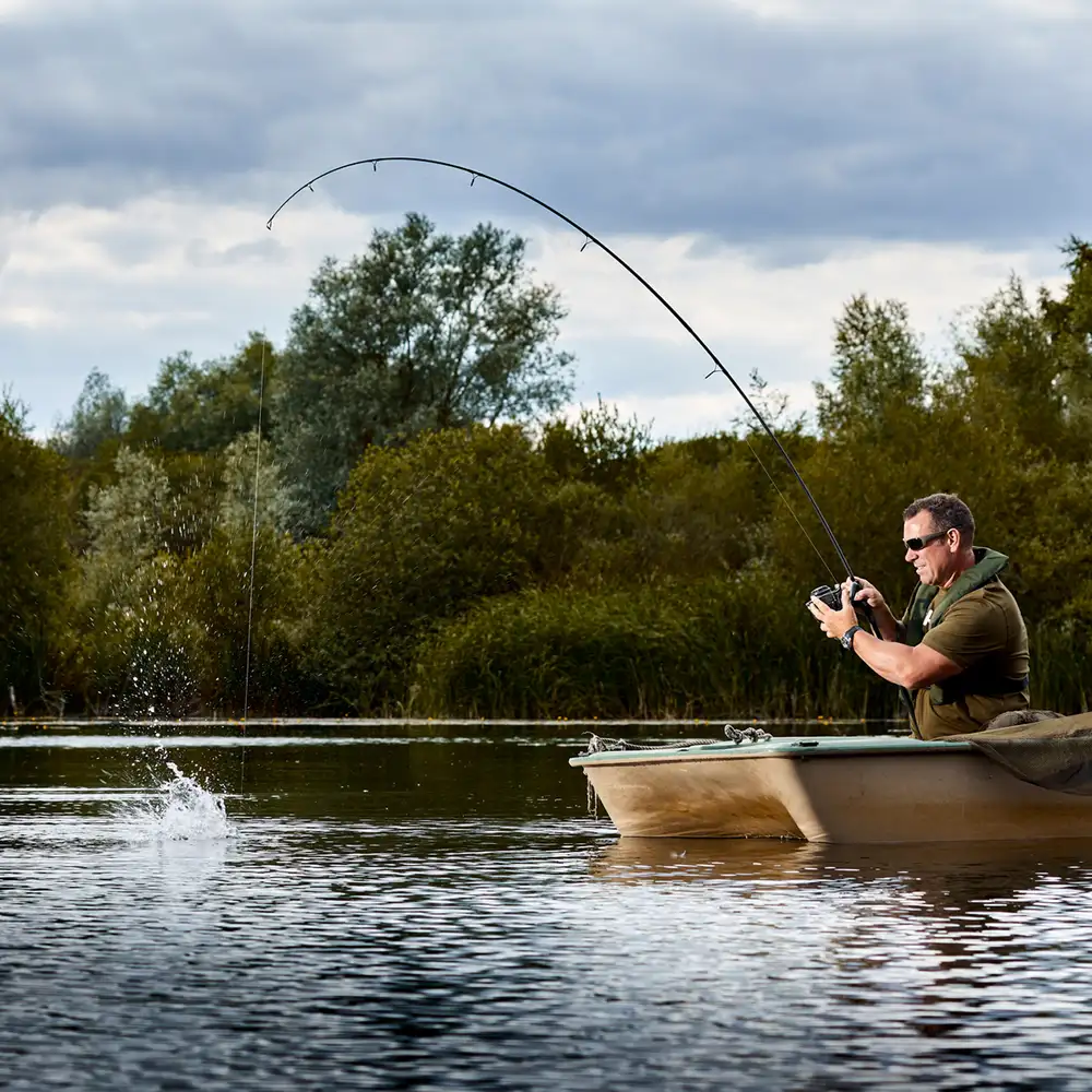 Trakker Propel Fishing Rods 10ft In Use