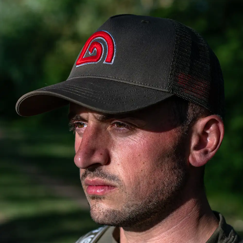 Trakker Trucker Fishing Cap In Use 2