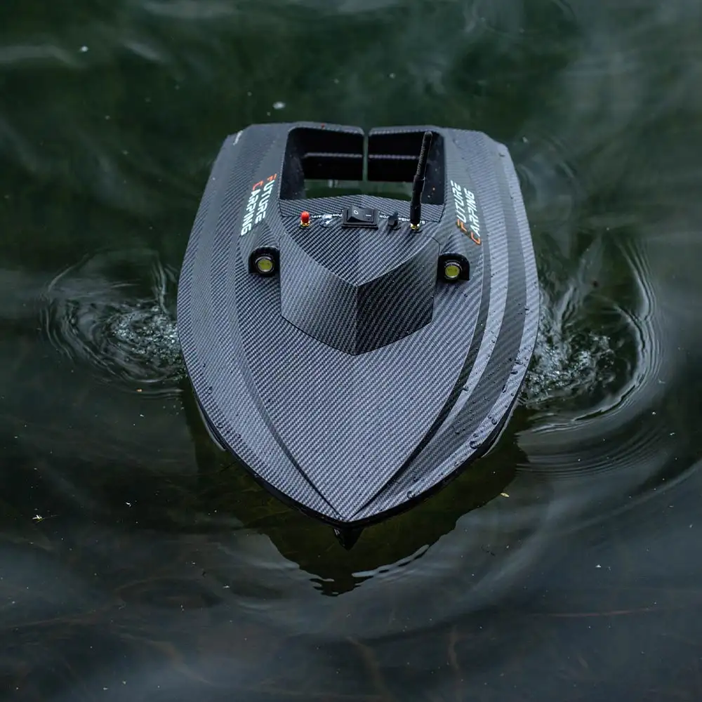 Future Carping V60 Carbon Fishing Bait Boat In Water