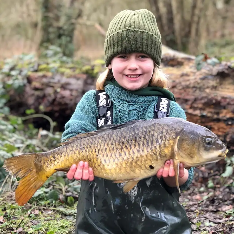 Vass Junior Chest Wader In Use